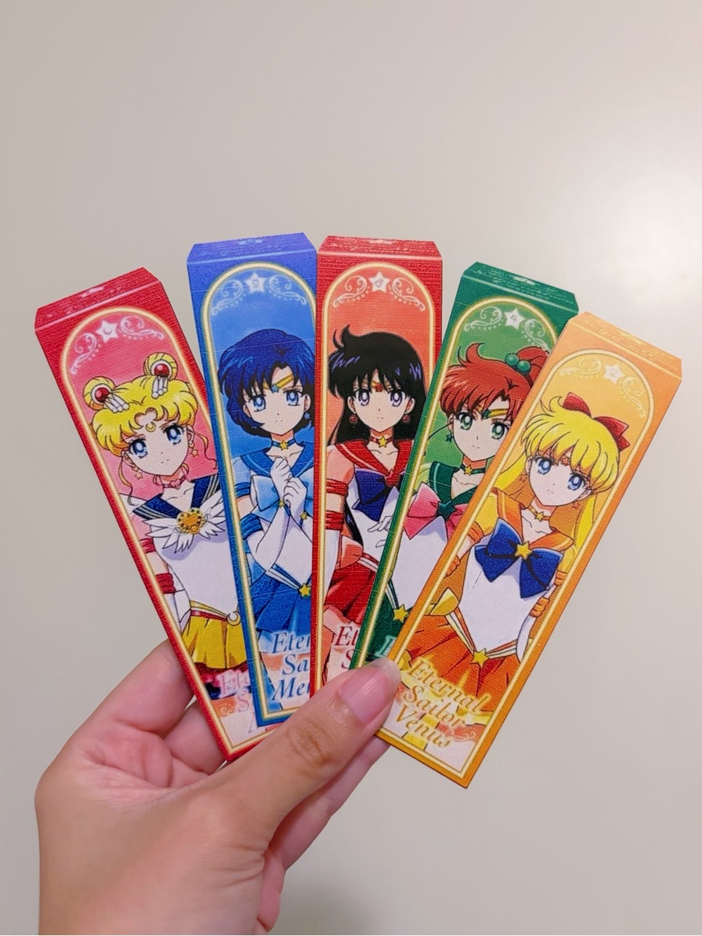 🎀3/$25🎀 Sailor Moon Character Bookmark Set - (5pcs)